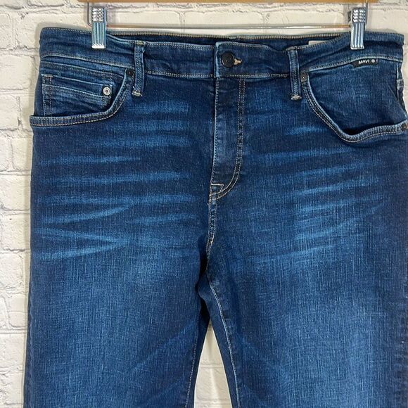 Mavi Jeans Matt Relaxed Straight Jeans size W35 L34 Made in Turkey Stretch - Picture 2 of 12